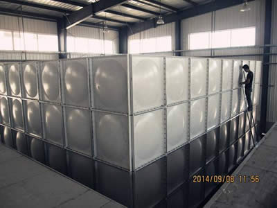 陵城玻璃钢拼装水箱